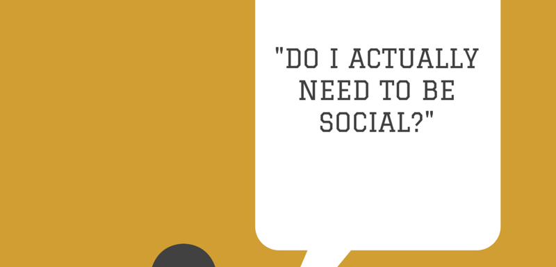 In Social Media Marketing, Do I Actually Need to Be Social?