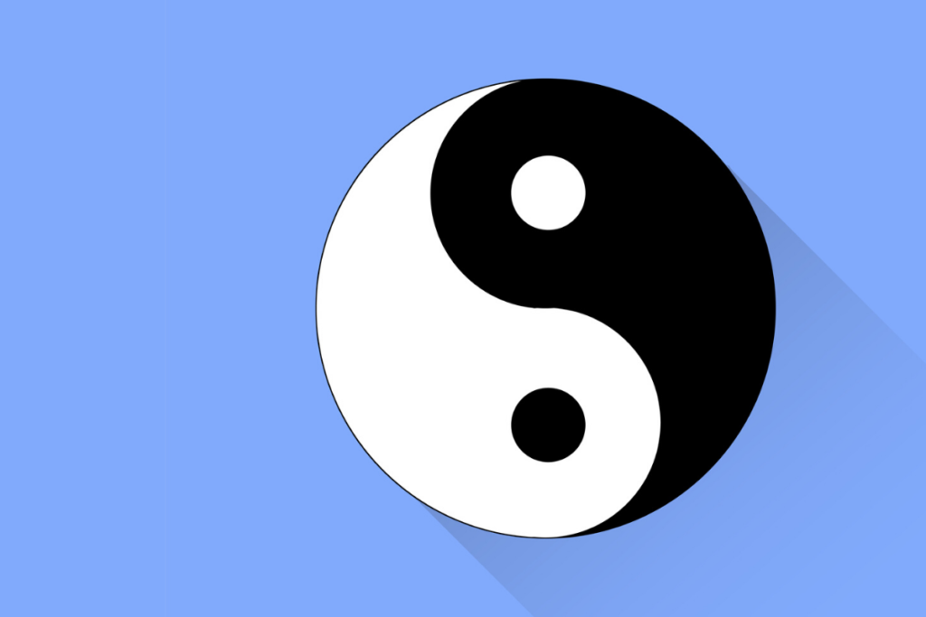 Minimalist Yin Yang Symbol - wide 3