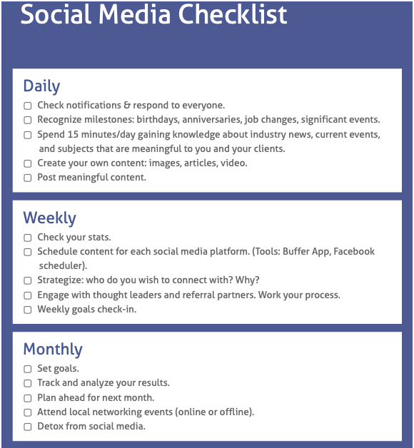 Social Media Checklist for Car Salespeople-2