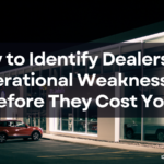 How to Identify Dealership Operational Weaknesses Before They Cost You